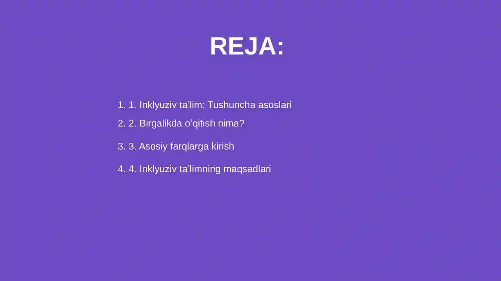 Inklyuziv taʼlim: Tushuncha asoslari 2