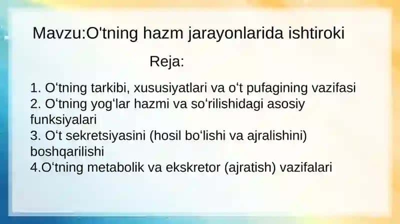 Biologiya fani 2
