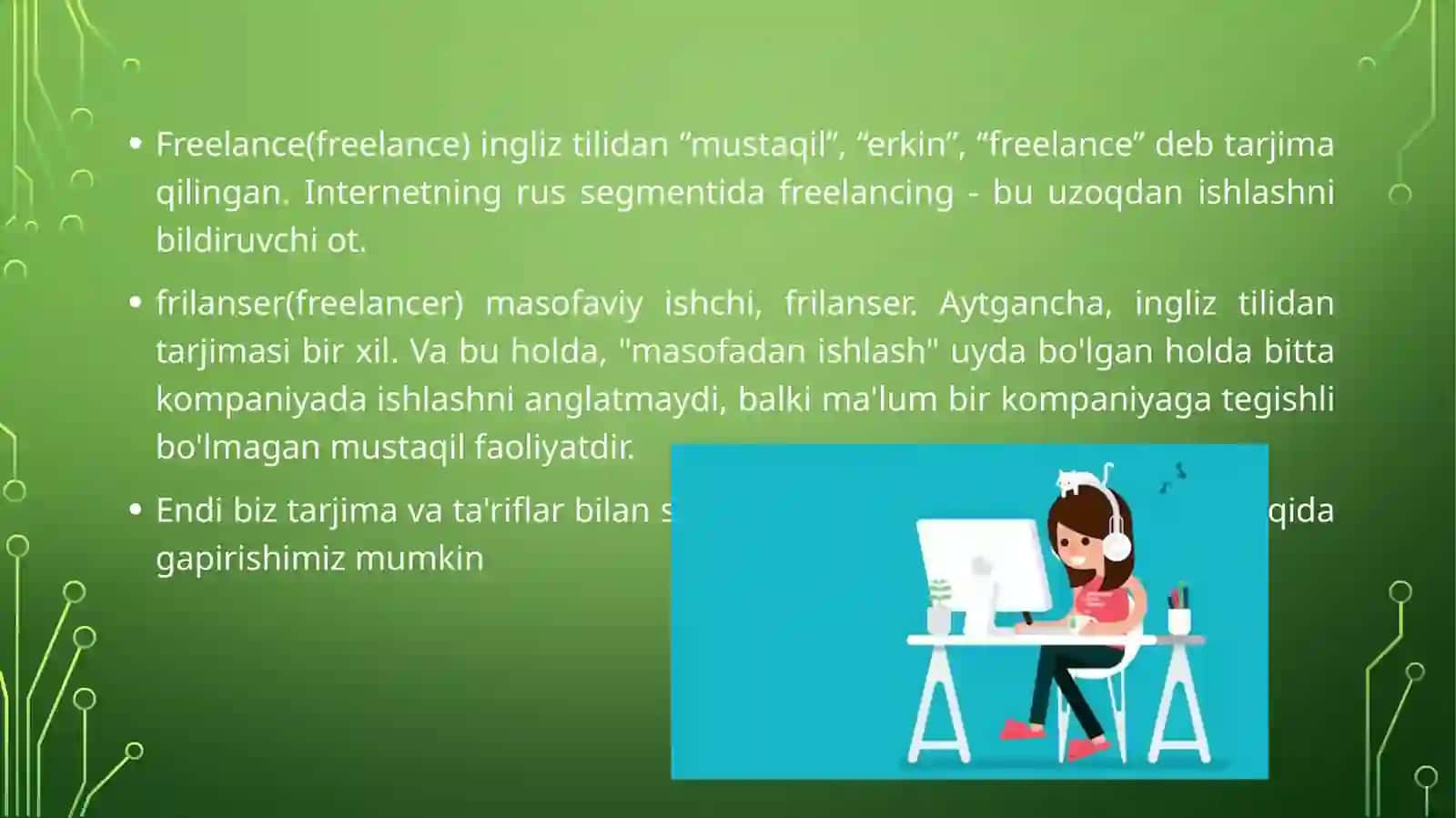 Freelancing tushunchasi 2