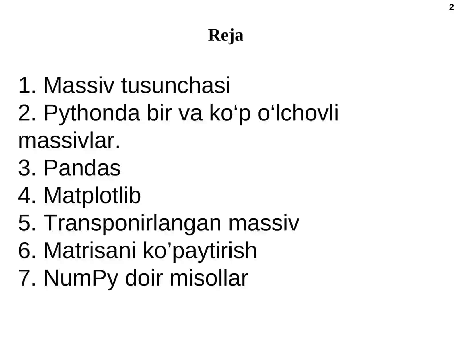 DASTURLASH 1 2