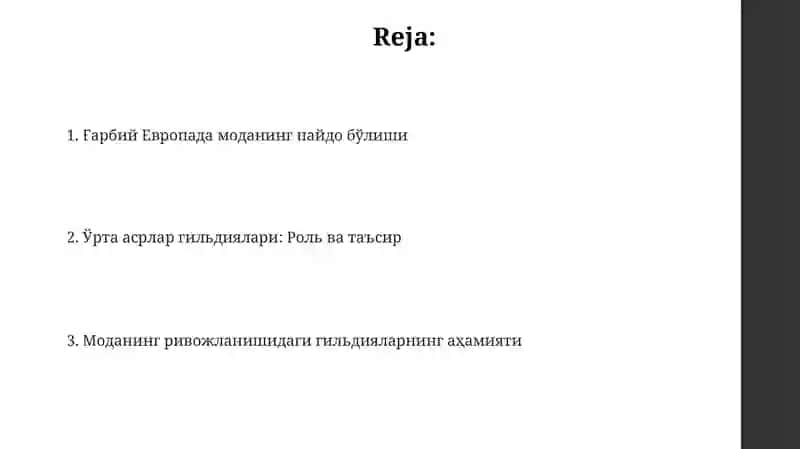 G'arbiy Yevropada modaning paydo boʻlishi 2