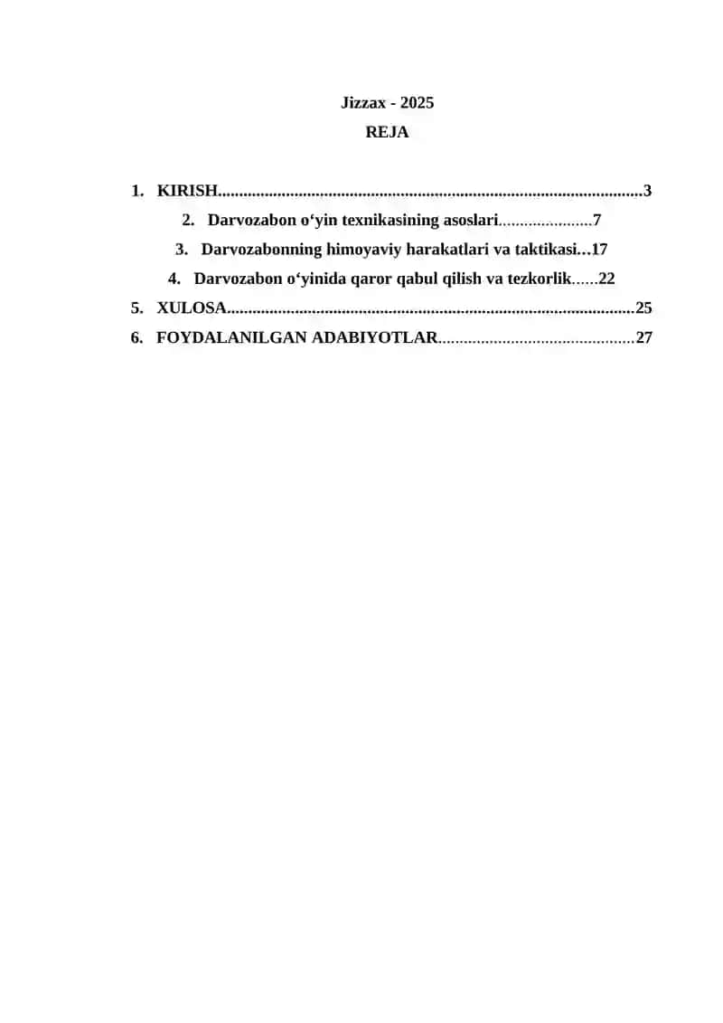 Gandbolda darvozabon o‘yin texnikasi va taktikasi 2