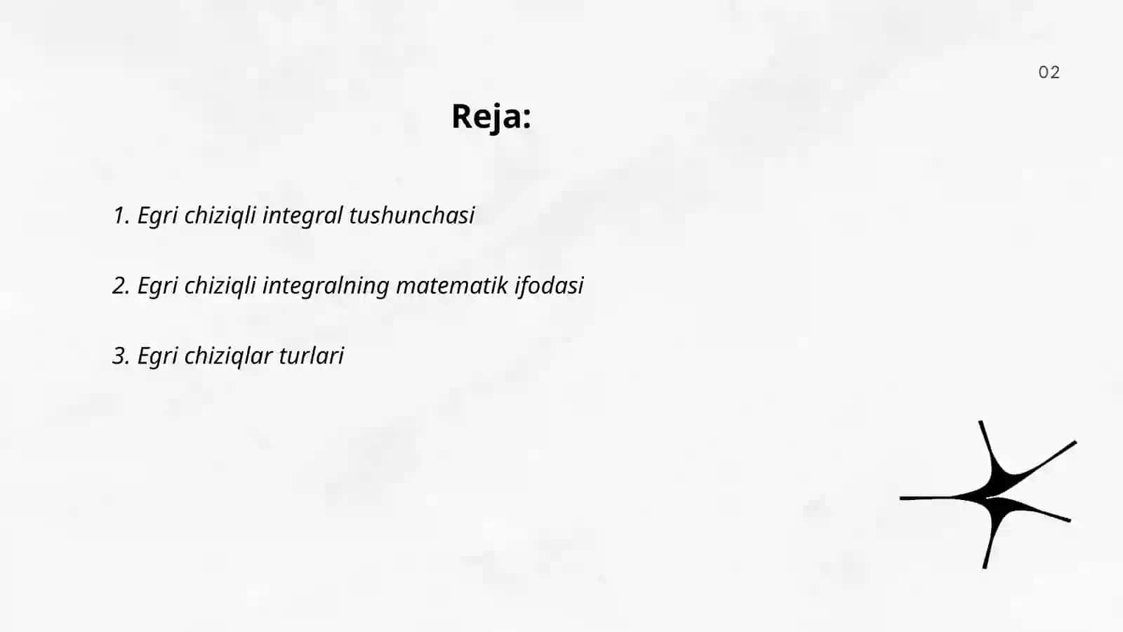 Egri chiziqli integral 2