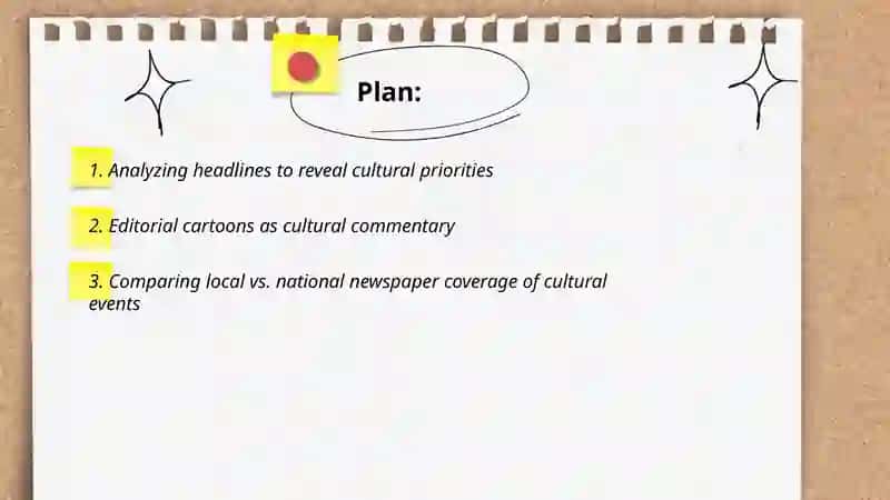 Materials for teaching culture: Newspapers 2