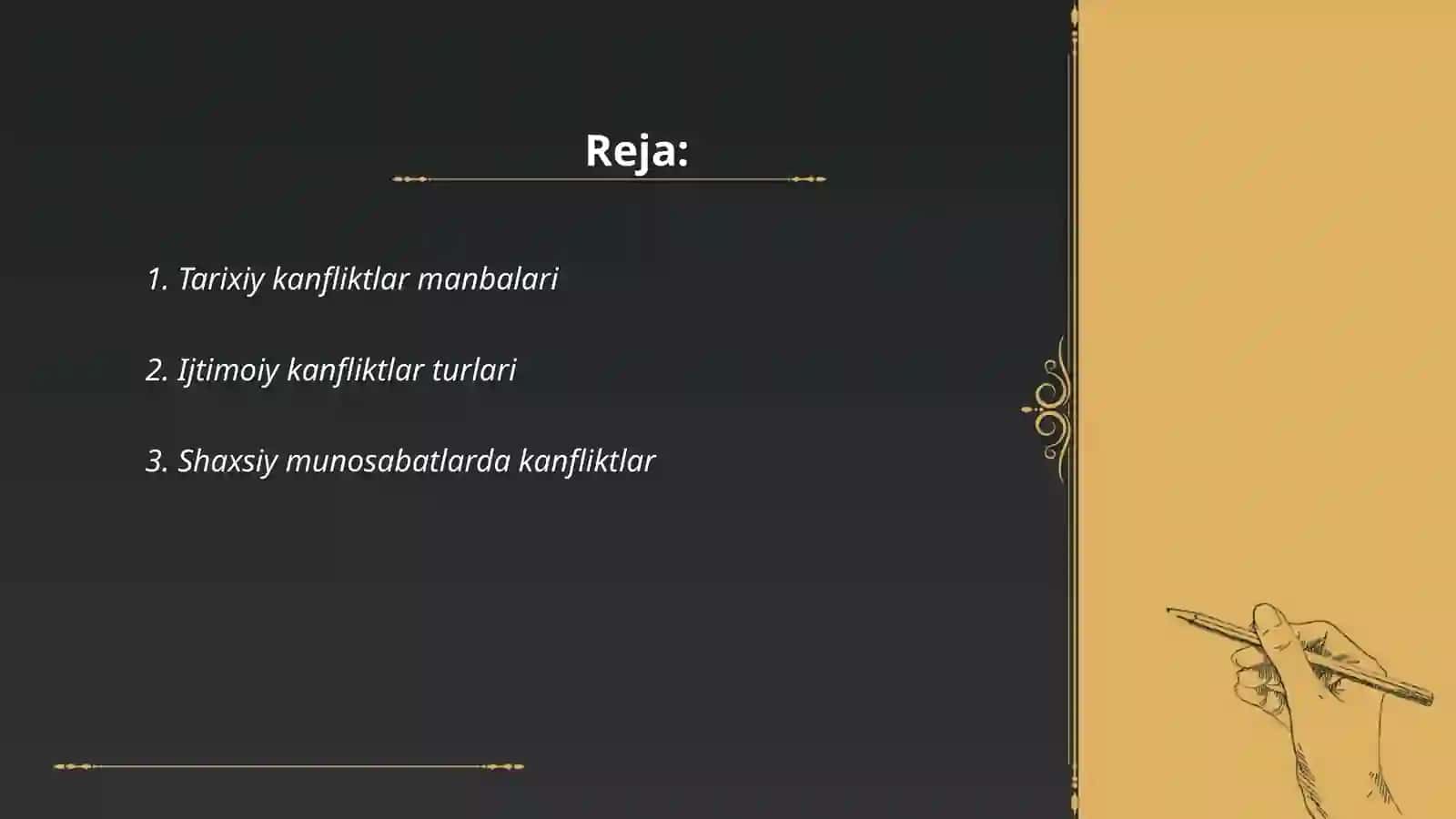 Tarixiy kanfliktlar manbalari 2