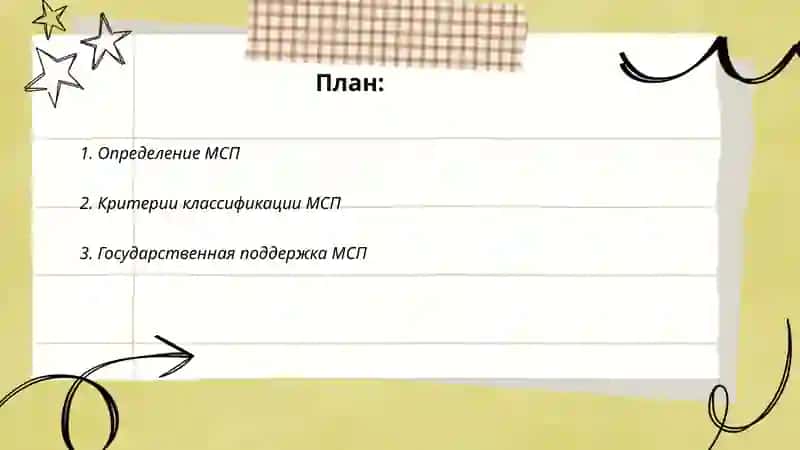 Определение МСП 2