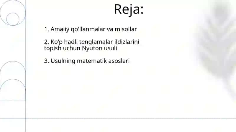 Karrali ildizlar uchun Nyuton metodi 2