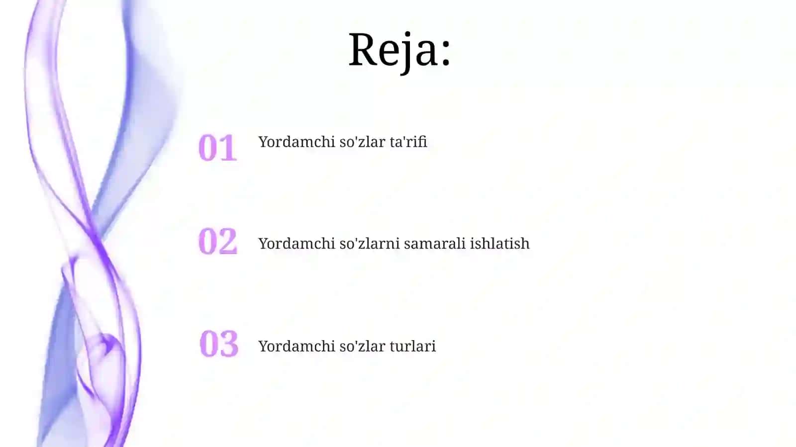 Yordamchi so'zlar 2