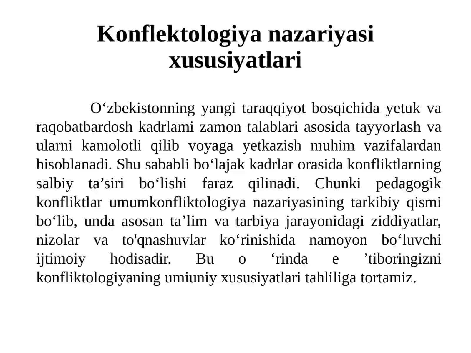 Konfliktlarni bartaraf etish yo‘llari 2