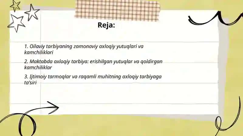 Zamonaviy, axloqiy, tarbiyaning yutuqlari va kamchiliklari 2