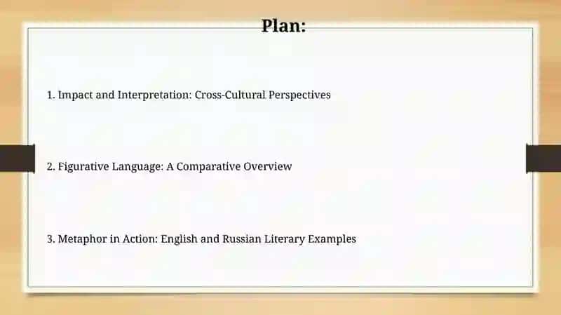 Metaphor in English and Russian Literature 2
