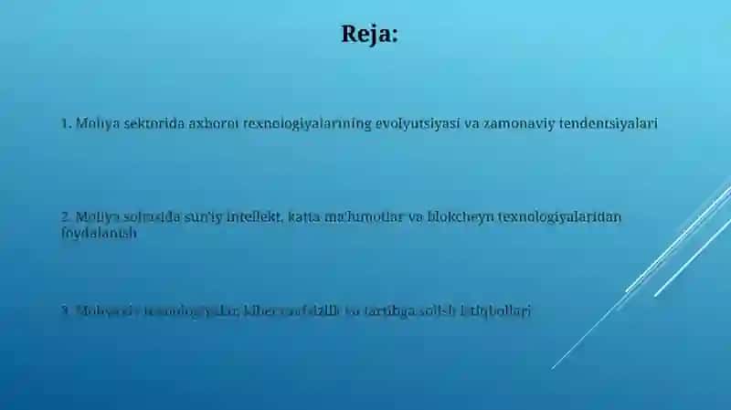 Moliyaviy sektorda axborot texnologiyalari 2