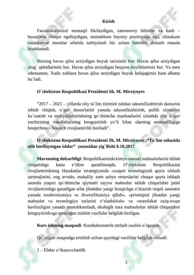 Konduktometrik analiz metodi 2
