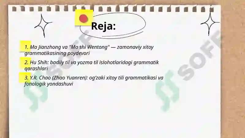 Xitoy gramatikasining asoschilari 2