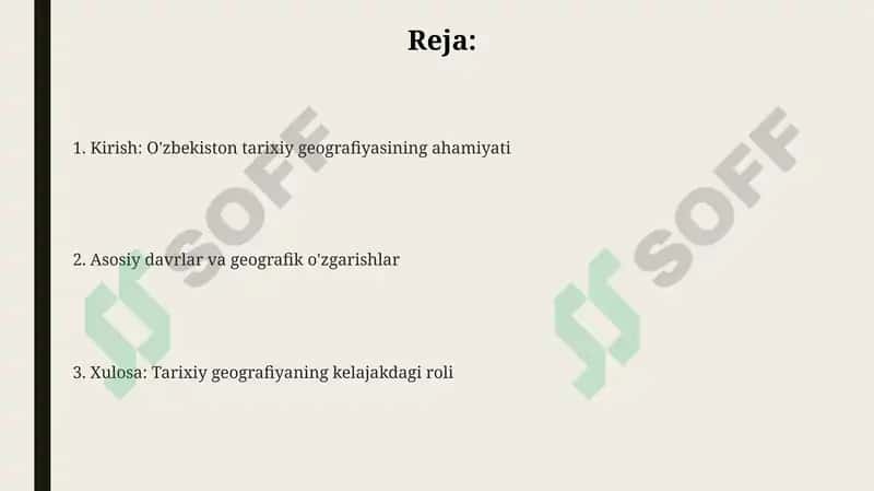 O'zbekiston Tarixiy Geografiyasi 2