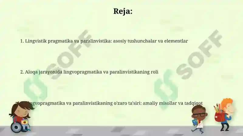 Lingvopragmatika va paralingvistika 2