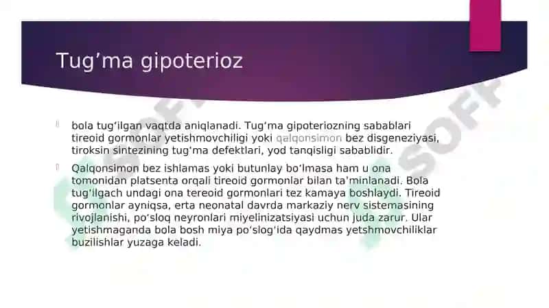 Tug’ma gipoterioz 2