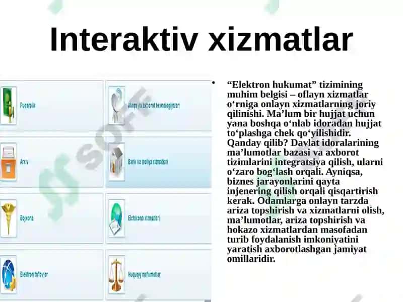 Interaktiv xizmatlar 2
