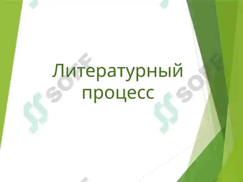 Литературный процесс 2
