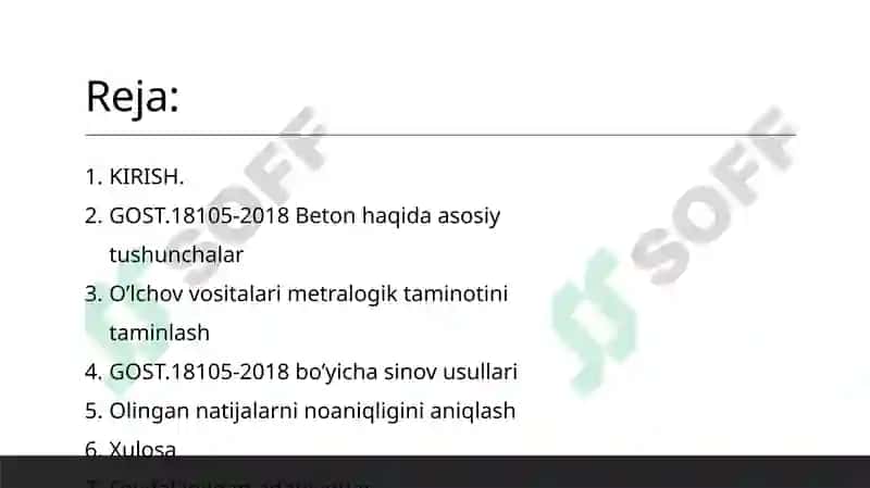 GOST 18105-201, BETONNI ZARAR YETQAZMASDAN SINASH 2