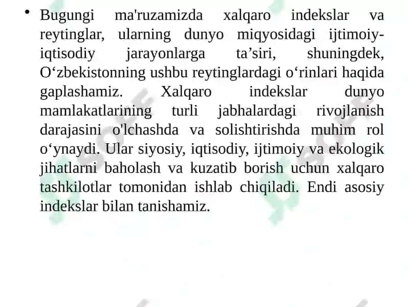 Xalqaroreyting va indekslar 2