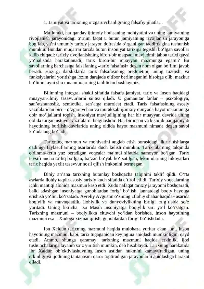 Tarix falsafasi 2