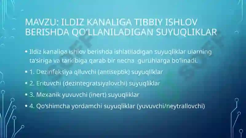 ildiz kanaliga ishlov beruvchi suyuqliklar 2