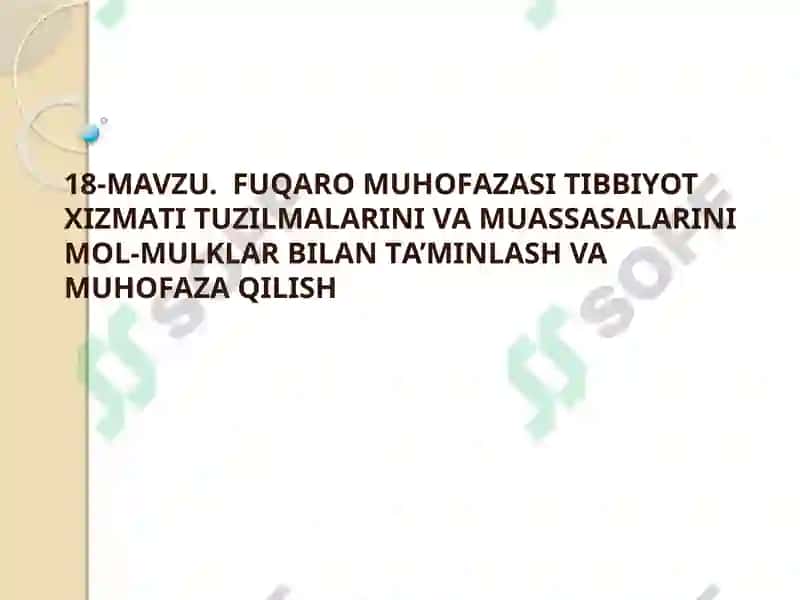 Fuqаrо muhоfаzаsi tibbiyot хizmаti 2