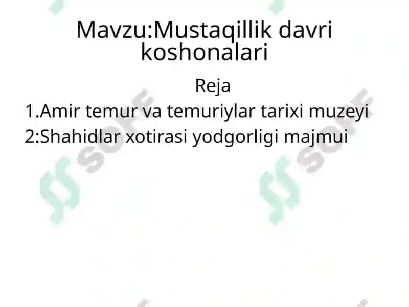 Temuriylar Tarixi Davlat Muzeyi 2