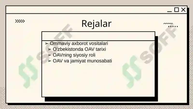 Ommaviy axborot vositalari 2