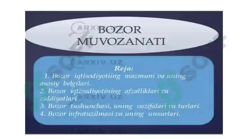 Bozor muvozanati 2