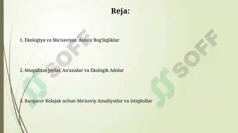 Ekologiya va Ma'naviyat 2