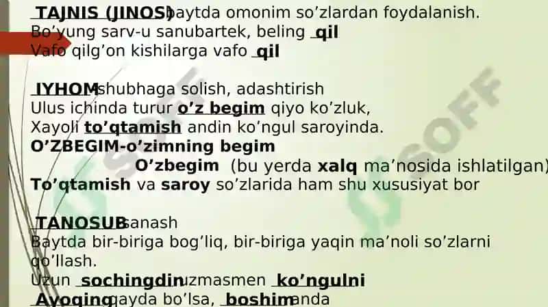 Lafziy san’atlar 2