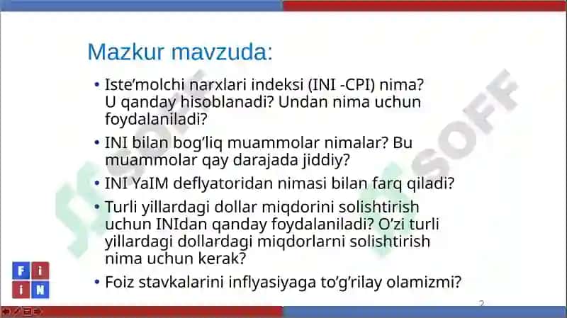 TURMUSH HARAJATLARINI HISOBLASH 2