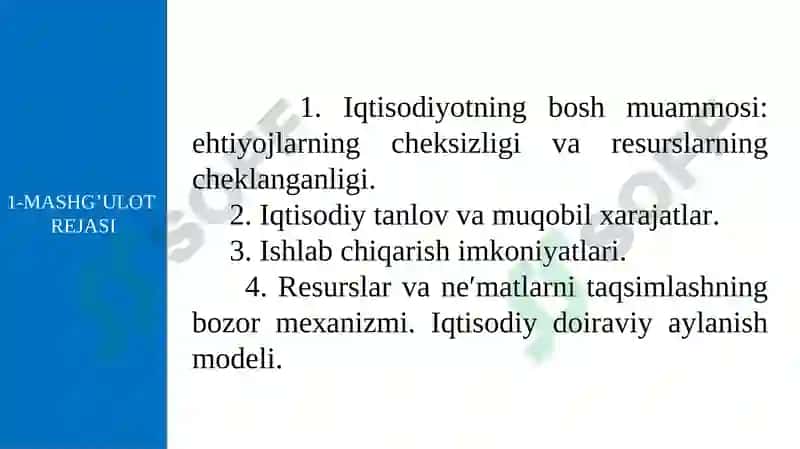 Mikroiqtisodiyotfani 2