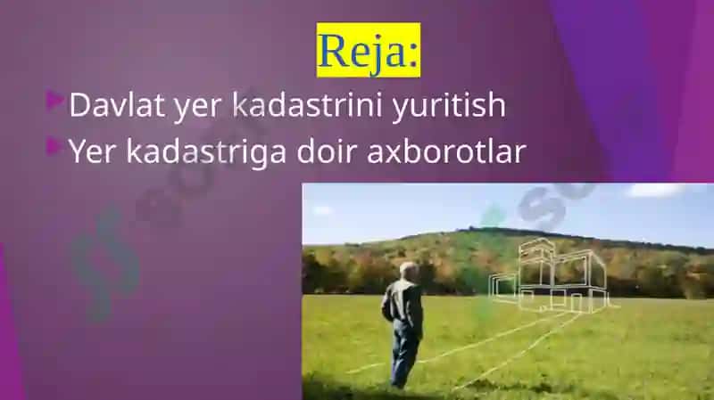 Yer kadastrining huquqiy asoslari 2