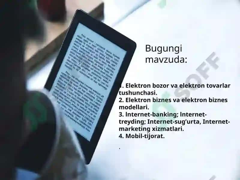 Elektron biznes va Mobil-tijorat 2