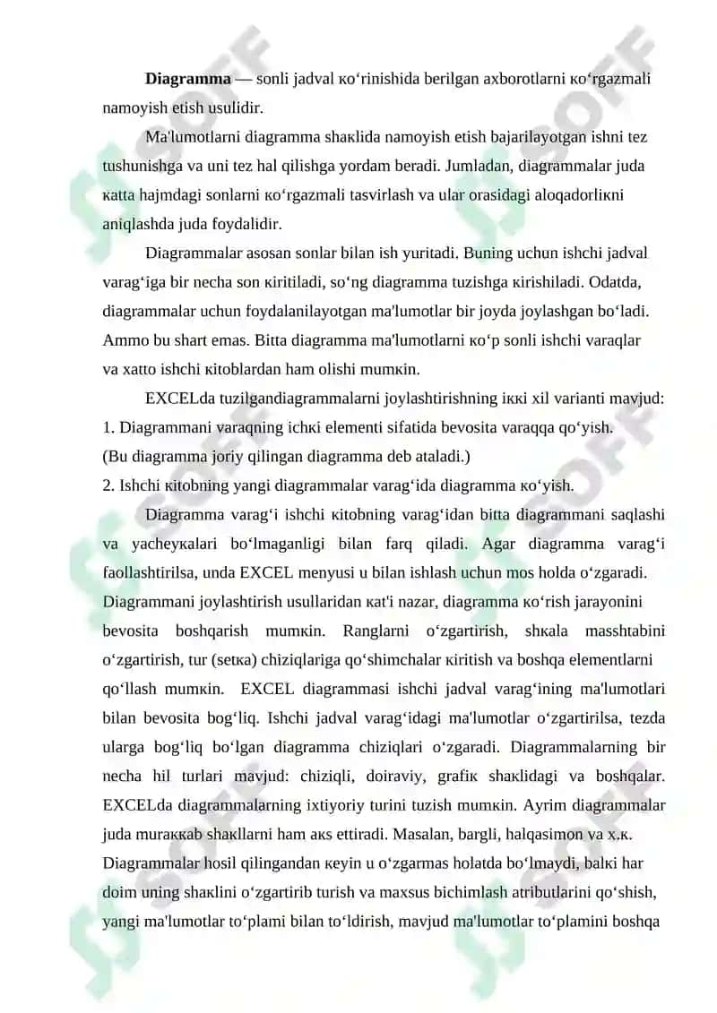 Excel dasturida Dashboard yaratish 2