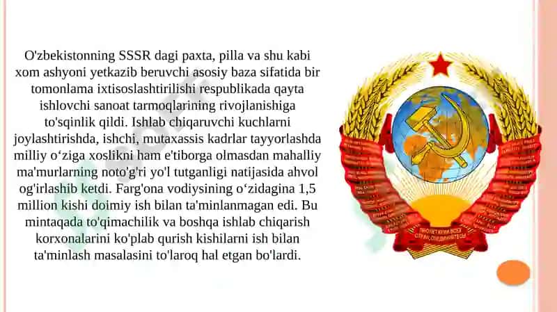 O’zbekistonda “Qayta Qurish” yilarida 2