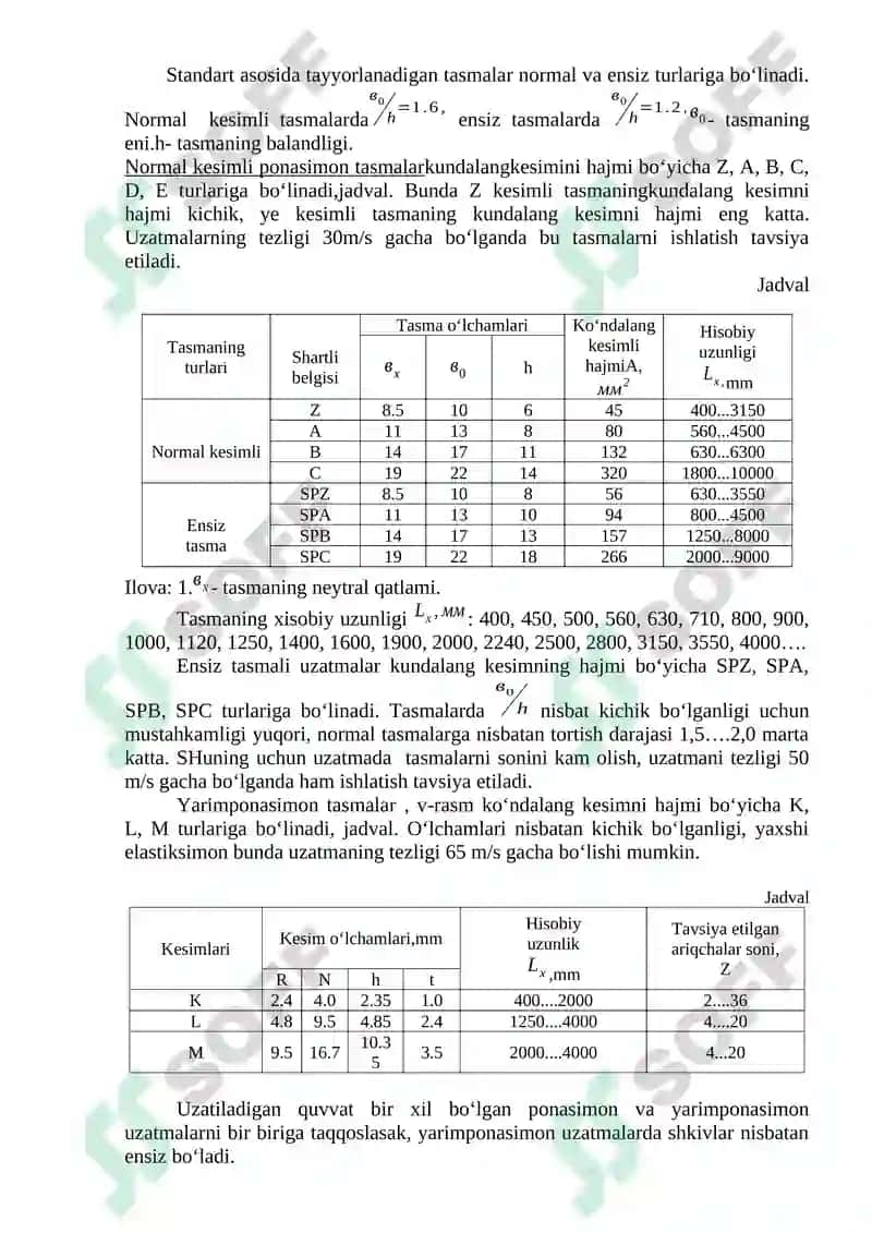 Tasmali uzatmalar 2