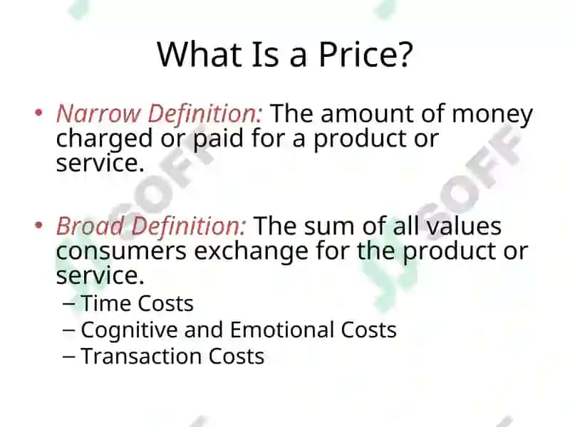 What Is a Price? 2