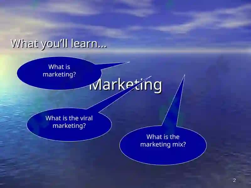 Marketing Concepts 2