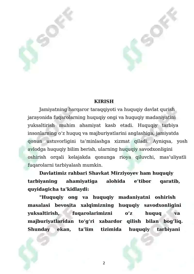 HUQUQIY TARBIYANING MAQSAD VA VAZIFALARI 2