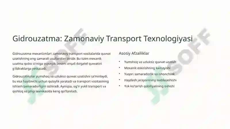 Transmissiya Mexanizmlari Gidrouzatmalari 2