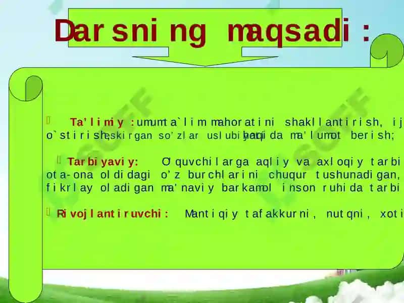 Eskirgan so'zlar uslubiyoti 2