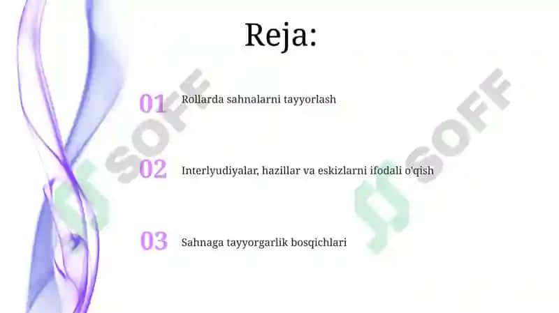 Intermediyalarni, lof va askiyalarni ifodali óqish 2