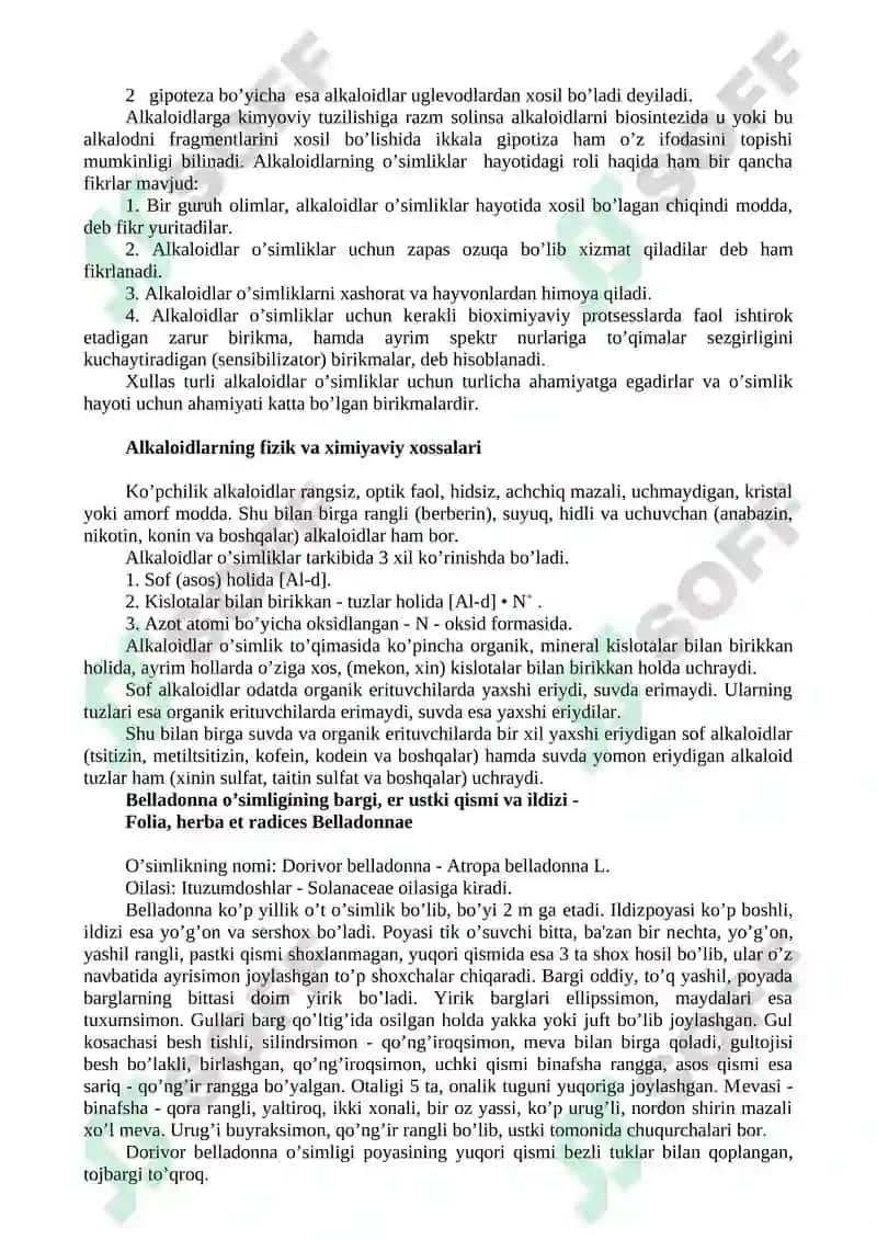 Alkaloidlar 2