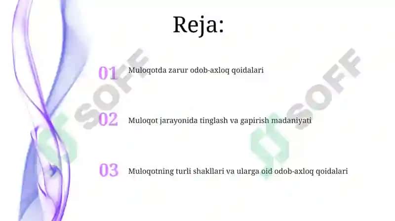 Muloqotda zarur odob-axloq qoidalari 2