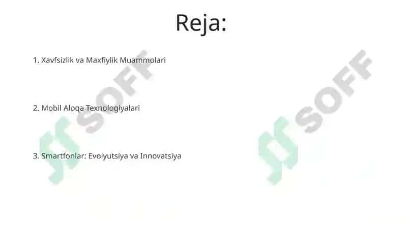 Mobil aloqa vositalari 2