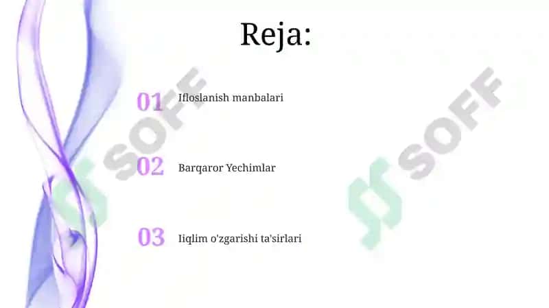 Ifloslanish manbalari 2
